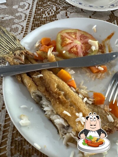 Comida em Restaurante Rei da Traira