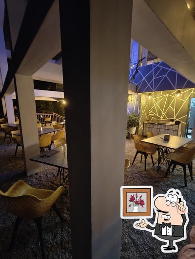 The interior of Aam's Courtyard