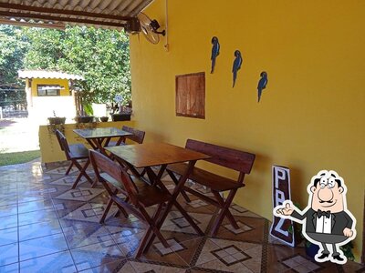 O interior do Bom Pedaço Lanchonete e Restaurante