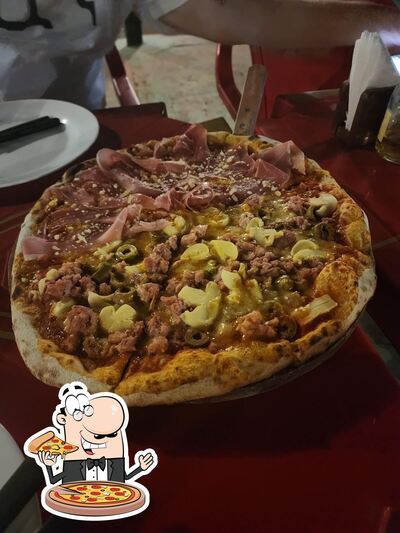Escolha diferentes tipos de pizza