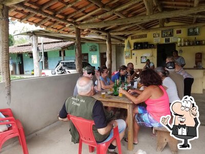 O interior do Camping e Restaurante Geraldo Dodora