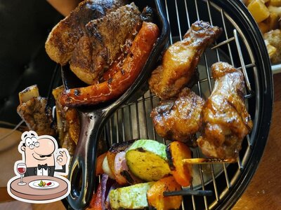 Comida em Restaurante Outback Steakhouse