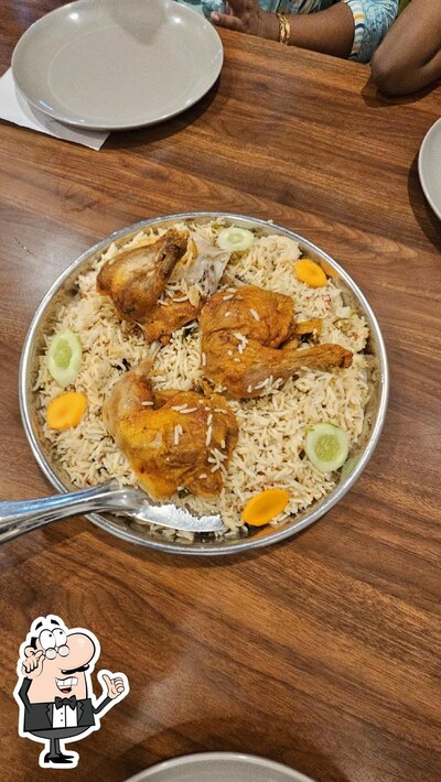 Take a seat at one of the tables at Jeevas restaurant