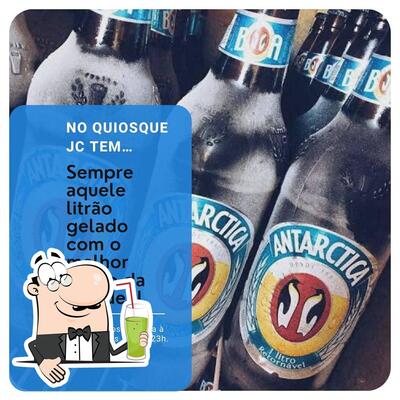 Você pode desfrutar de uma bebida do menu