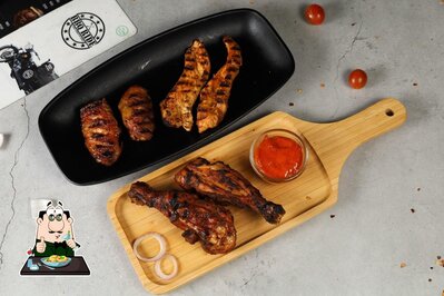 Food at BBQ Ride India