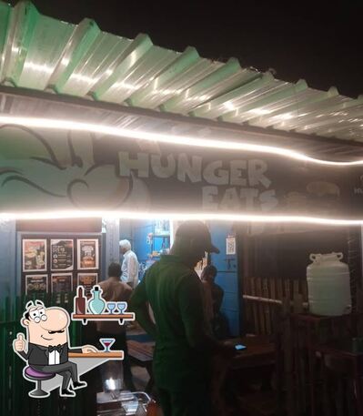 The interior of Hunger Eats
