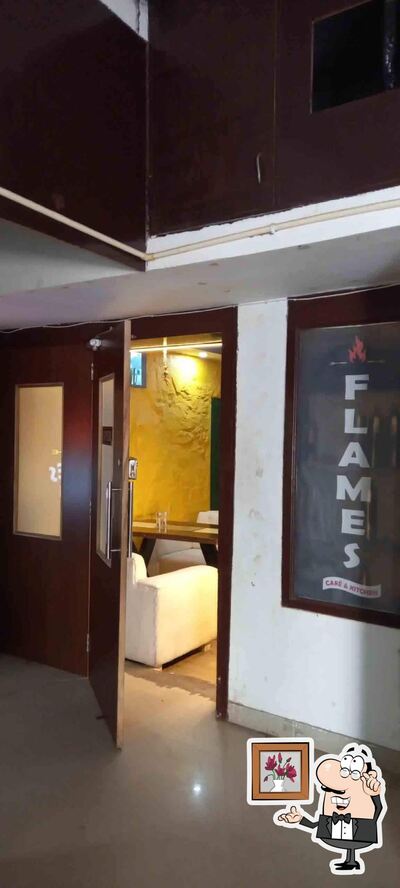 The interior of Flames Cafe & Kitchen
