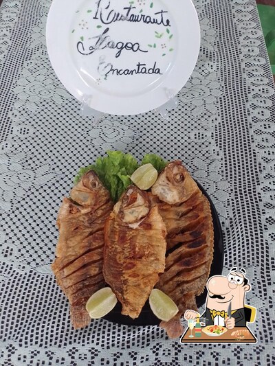 Comida em Restaurante lagoa encantada