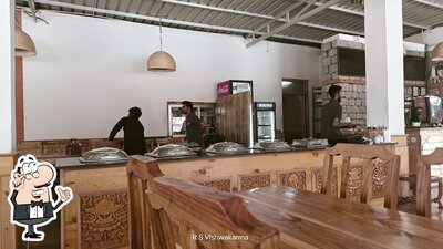 Take a seat at one of the tables at RIWO
