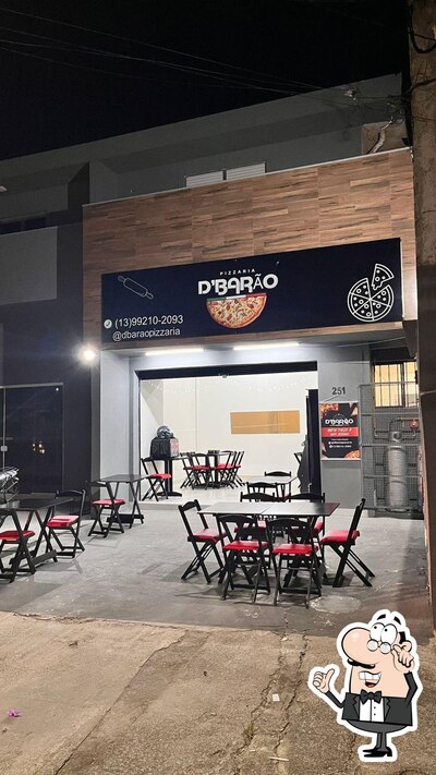 Veja imagens do interior do D'Barão Pizzaria Delivery