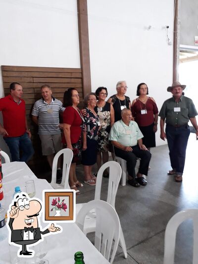O interior do Salão de eventos Rohling