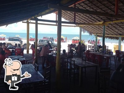 O interior do Barraca - O Leonardo I barraca e restaurante na praia uruau Beberibe CE