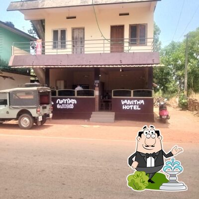 The exterior is an important feature of Vanitha hotel
