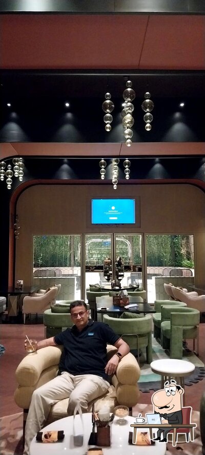 Take a seat at one of the tables at Bazaar Restaurant