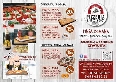 Platti al Pizzeria e sfizi a 360°