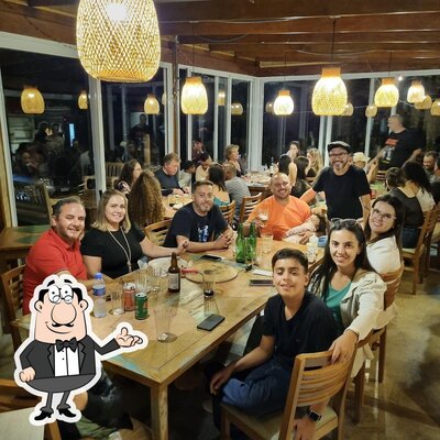 O interior do Pizzaria Arvorecer