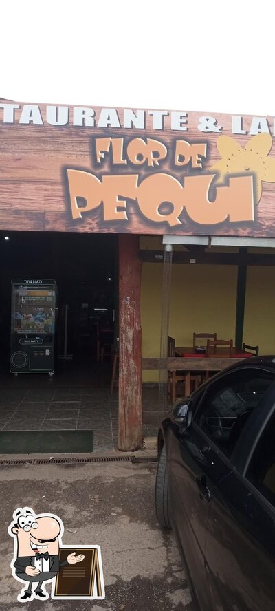Descubra a área externa do Restaurante Flor de Pequi