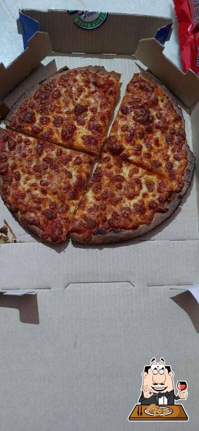 Try out pizza at Domino's Pizza