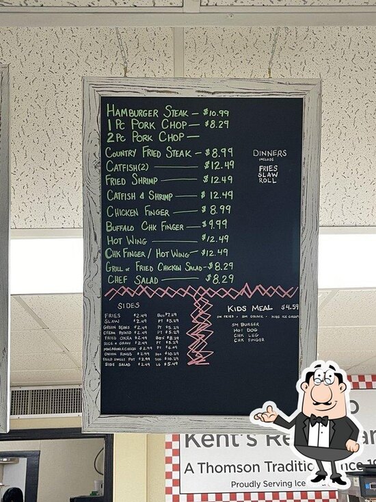 Kent's Drive In, Thomson - Restaurant menu, prices and reviews